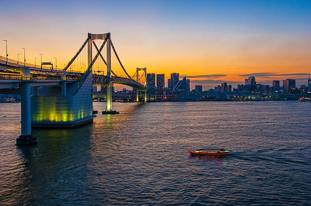 Rainbow Bridge à Tokyo, Japon - Photo