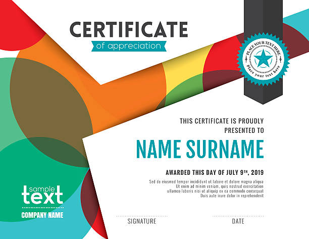 School Certificate Template Stock Photos, Pictures & Royalty-Free Images -  iStock