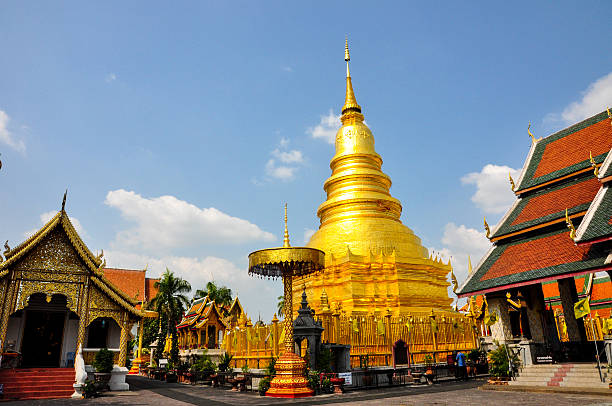 istock Wat Phrathat Hariphunchai Woramaha vihan, Lamphun, Thailand 545257158