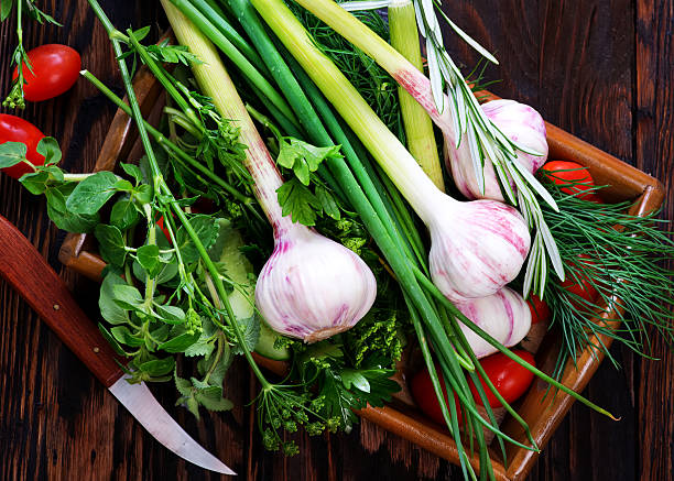 istock garlic and aroma herb 545260750