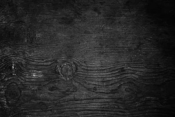 Photo of Black wood texture background