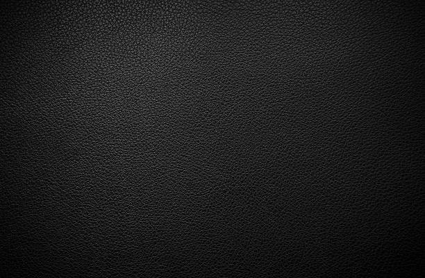 Black leather texture stock photo