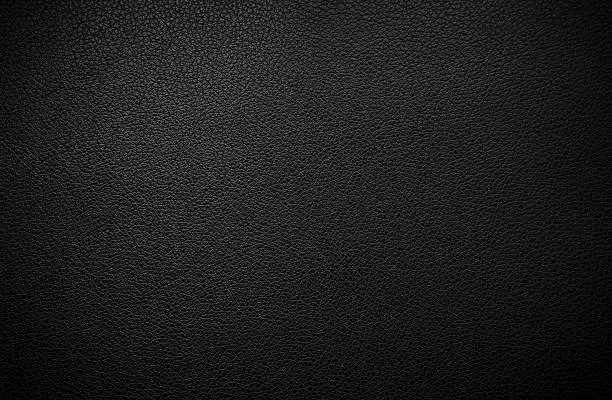 Photo of Black leather texture