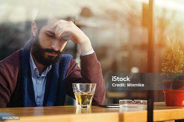 Everyday Stress Stock Photo - Download Image Now - Alcohol Abuse, Alcohol - Drink, Anxiety