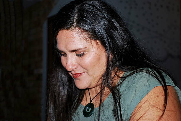istock Maori Lady with Pounamu Pendant 545269056