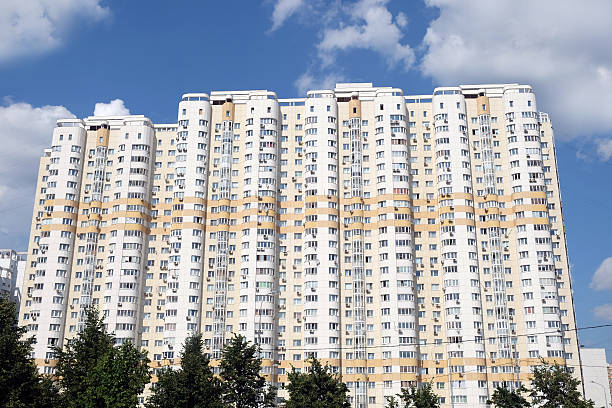 istock Facade of modern apartment building 545273018