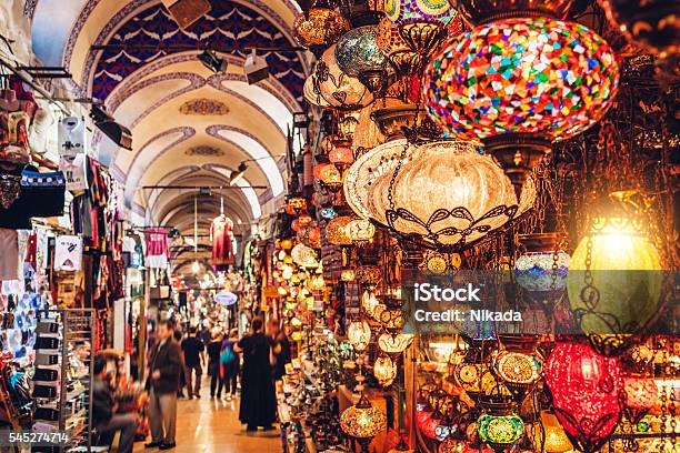 Grand Bazaar In Istanbul Stock Photo - Download Image Now - Istanbul, Türkiye - Country, Bazaar Market