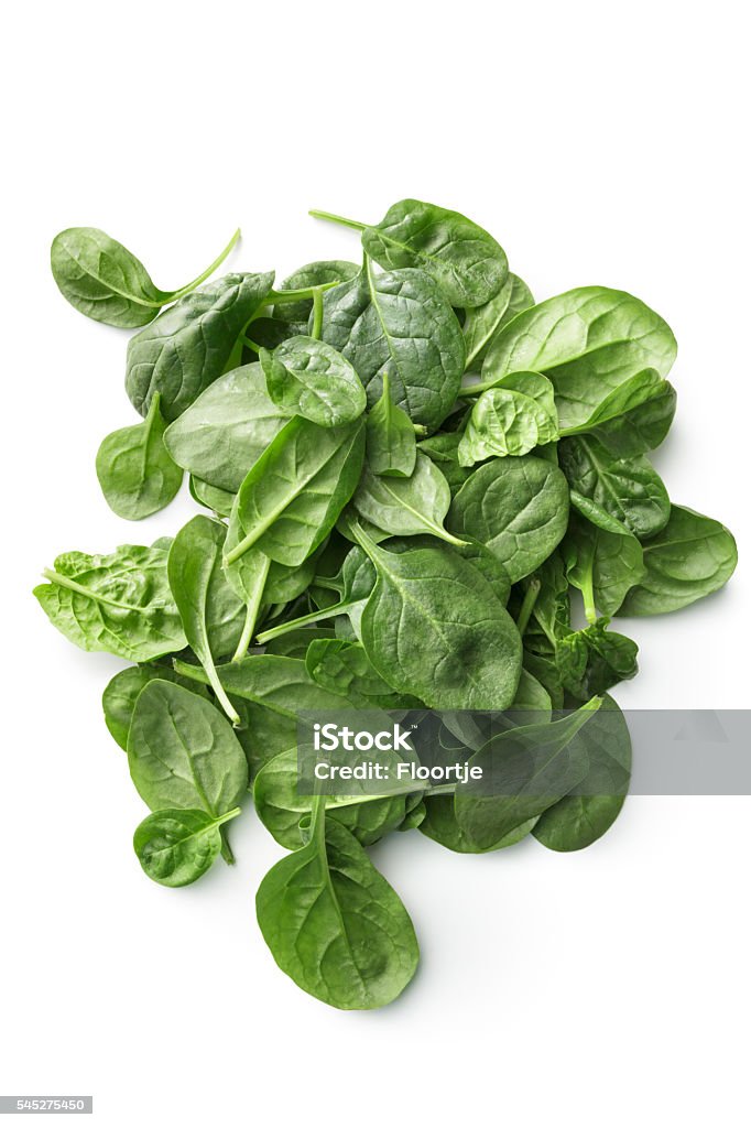 Vegetables: Spinach Isolated on White Background http://www.stefstef.nl/banners2/vegetables.jpg Spinach Stock Photo