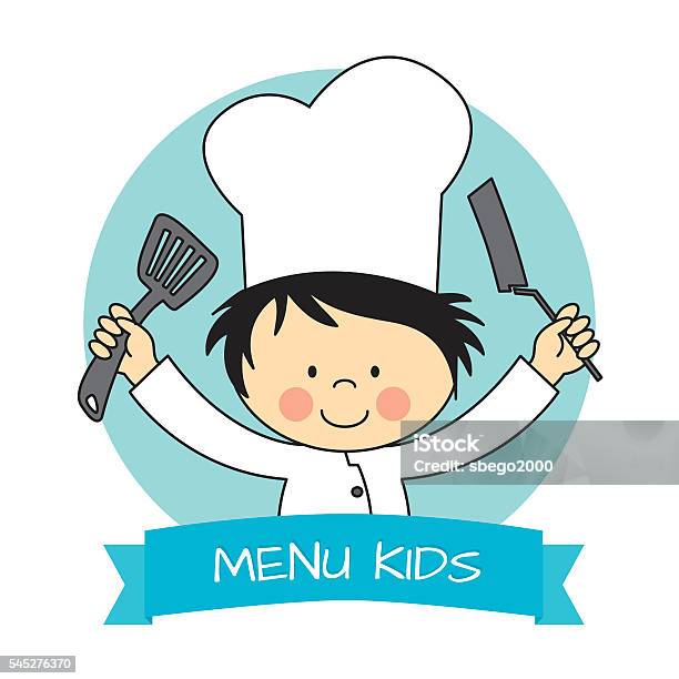 Little Chef Stock Illustration - Download Image Now - Boys, Chef, Chef's Hat