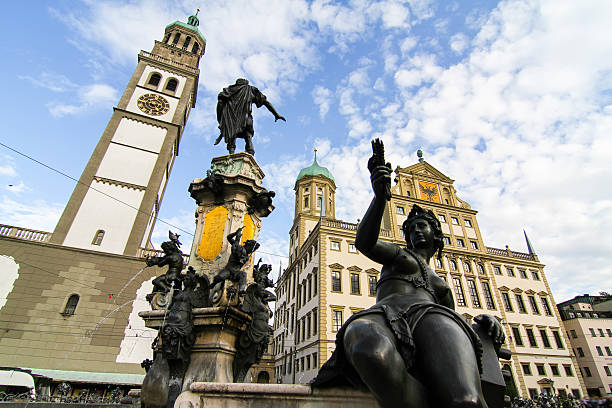 istock Magnificent fountain in Augsburg 545278624