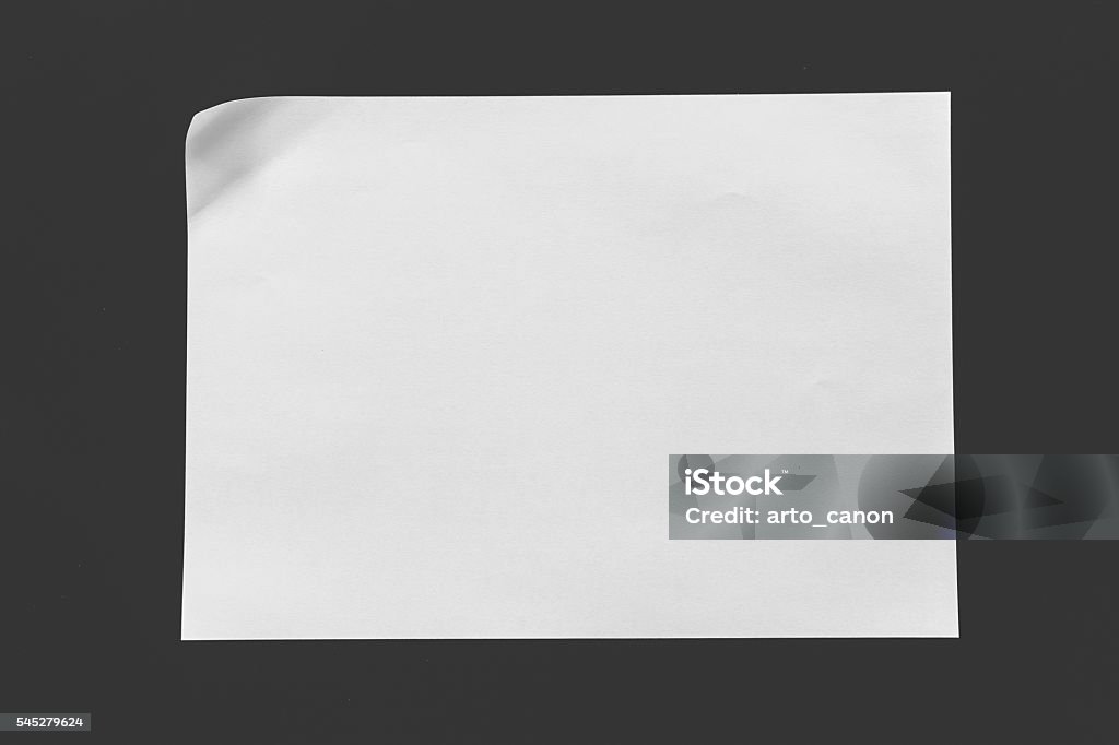 Missing Paper Empty Empty Paper Sheet Stock Photo - Download Image Now - Backgrounds ...