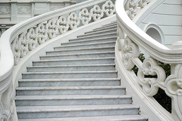 istock Stairs And Stair Rails From 20th Century Architecture 545280596