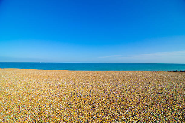 istock Sand, sea and sky in Eastbourne, England 545281588