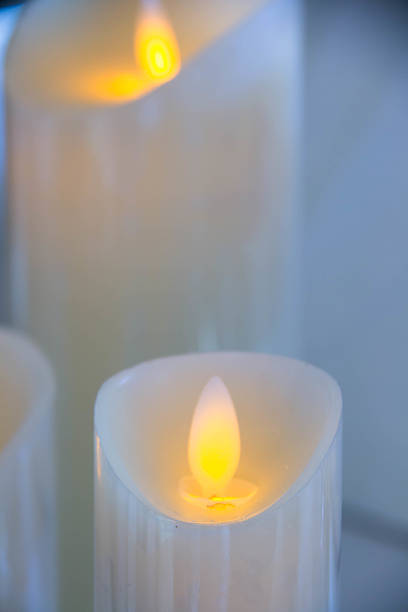 istock electric candles on the background 545283050