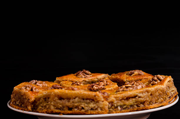 istock Honey Baklava, traditional Turkish sweets. Rombus 545284728