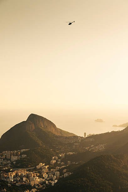 istock Helicopter flying over Rio de Janeiro, Brazil 545337326