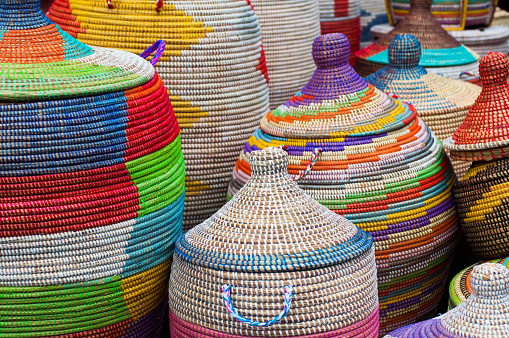 handwoven african baskets