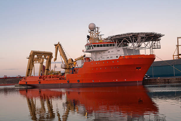 istock Cargo ship in the Edinburgh dock, Scotland 545340752