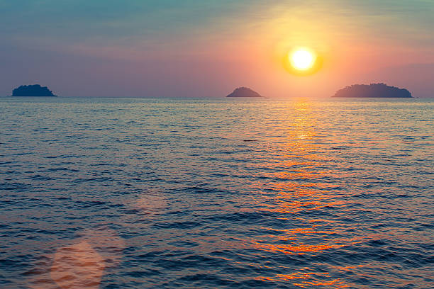 istock Beautiful sunset on the Sea. 545342190