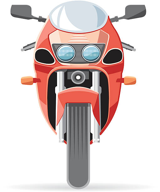 Front view bike worked by adobe illustrator... helicopter free drawing stock illustrations