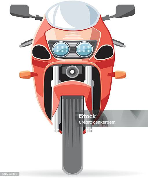 Front Vector Design Bike Front View Bike Stock Illustration - Download Image Now - Motorcycle ...