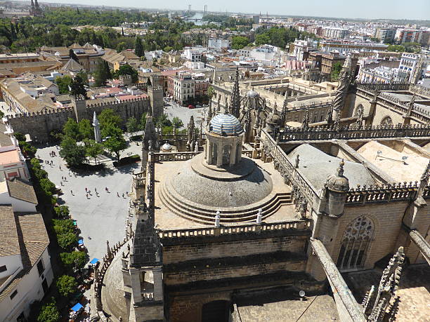 istock Seville from above, Spain 545348902