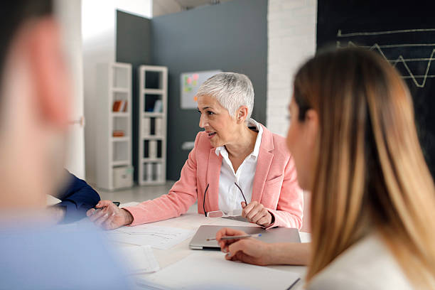 istock Businesspeople Having Meeting In Their Office. 545352276
