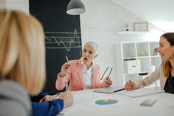 istock Businesspeople Having Meeting In Their Office. 545355464