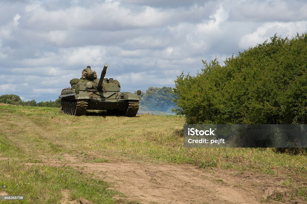 Russian T-72 tank Russian Sovjet Union cold war T-72 main battle tank Armored Tank Stock Photo