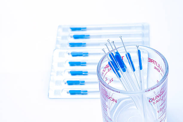 istock Silver needle acupuncture in Medicine cup 545358412