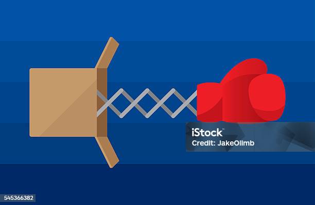 Boxing Glove In Box Stock Illustration - Download Image Now - Boxing Glove, Boxing - Sport, Sports Glove