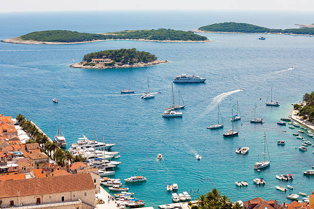 istock The bay of the Hvar 545368388