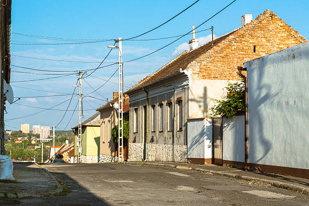 istock Hungarian Town's street 545371040