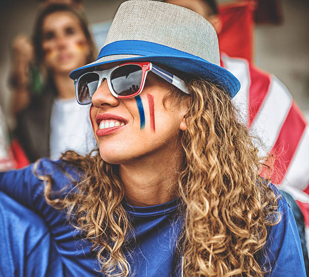 istock french supporter at the stadium 545372334