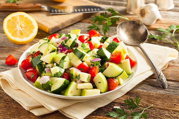 istock Healthy Organic Cucumber Salad 545372344