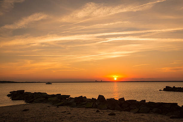 istock Sunset at Long island NY 545374054