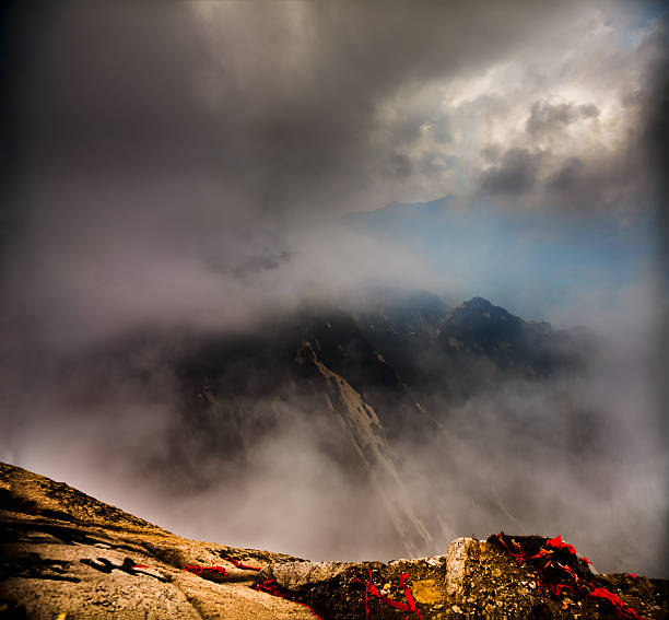 Misty Mount Hua, Shaanxi province, China