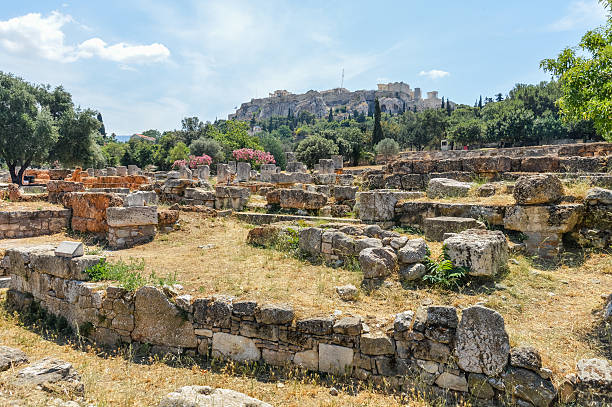 istock Ancient Agora and The Acropolis - Athens, Greece 545376430