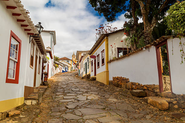istock Minas Gerais State - typical building in Tiradentes city 545377096