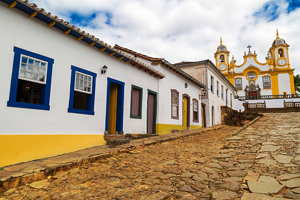 istock Minas Gerais State - typical building in Tiradentes city 545377154