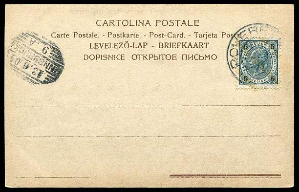 istock Vintage Italian postcard background 545379350