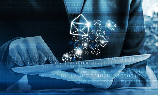 istock Businesswoman checking email 545420328