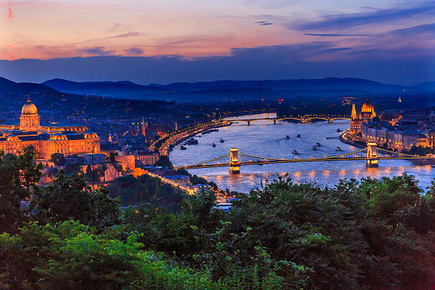 istock Buda Palace Parliament Chain Bridge Danube River Budapest Hungary 545420782