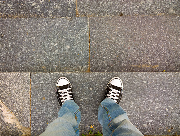 istock Feet on the stairs. 545421892