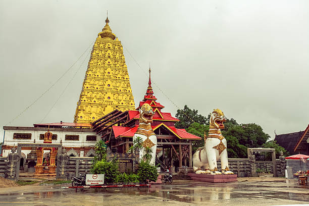 istock Buddha Khaya Stupa at Wat Wang Wi Weh Karam, Sangkhlaburi 545423742