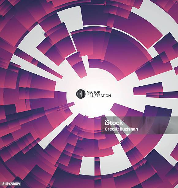 Radial Abstract Graphics Vector Illustration Stock Illustration ...