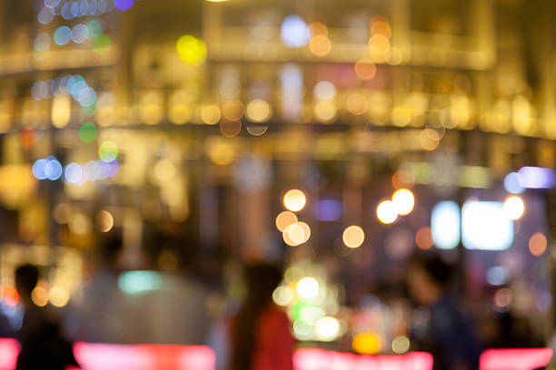 istock Blurred background – bar and restaurant at night 545431350