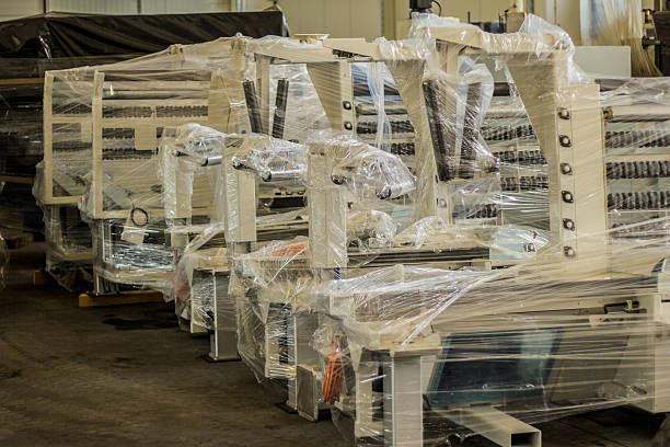 istock Industrial equipment in warehouse. 545436108
