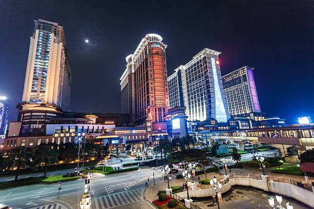 Vagamentos à Macau, Sands Cotai Central - Grand Lisboa Casino Fotos et Images De Collection