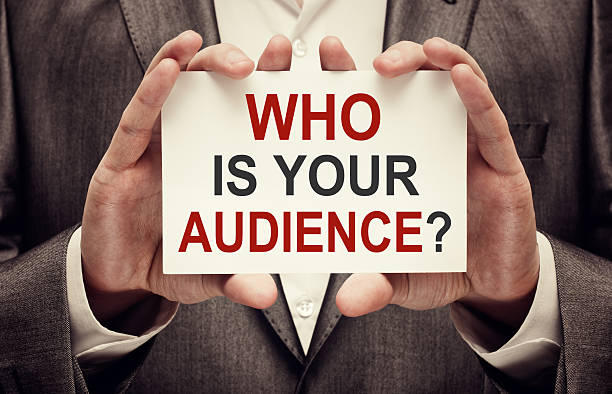 Who is your audience? stock photo